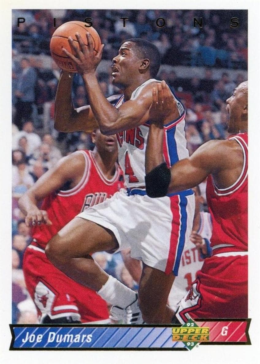 Joe Dumars 1992 upper-deck Upper Deck