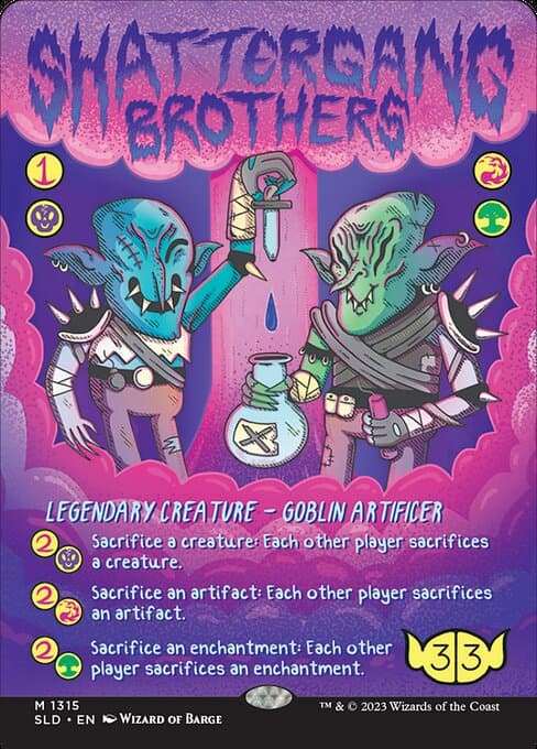 Shattergang Brothers 2019 Magic: The Gathering Secret Lair Drop