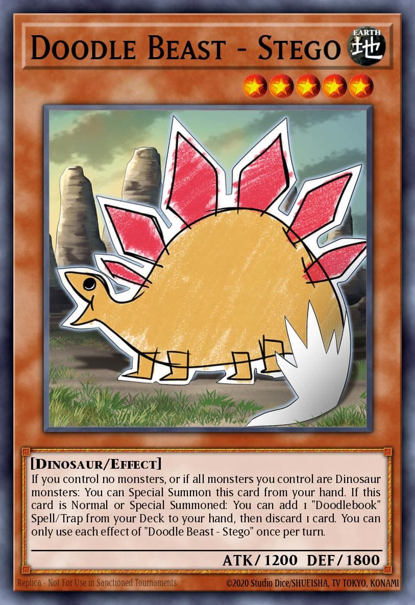 Doodle Beast - Stego 2022 Yu-Gi-Oh! Battles of Legend: Crystal Revenge