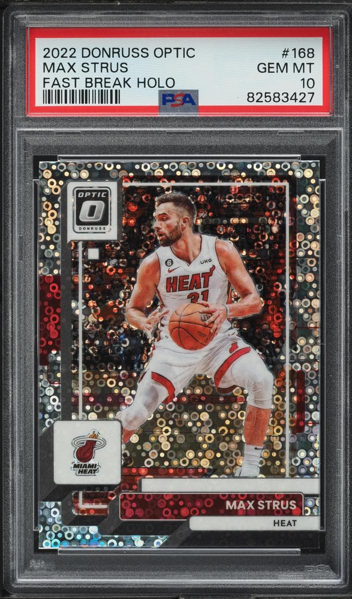 Max Strus 2022 panini Donruss Optic
