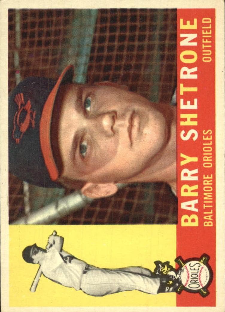 Barry Shetrone 1960 topps Topps