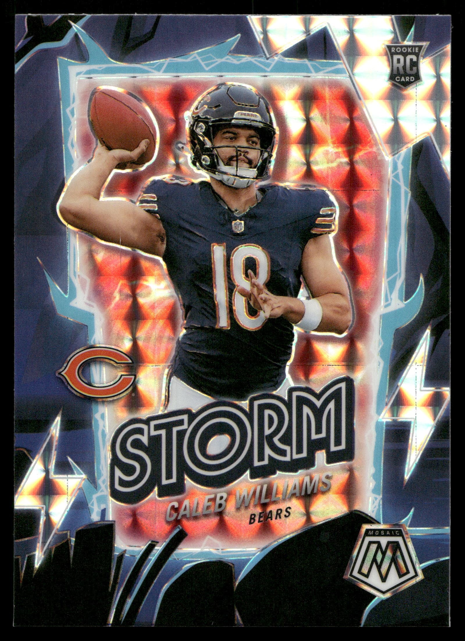 Caleb Williams 2024 panini Mosaic