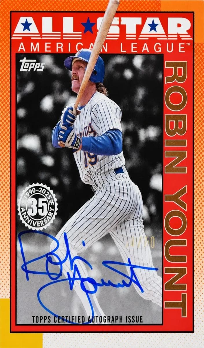 Robin Yount 2025 topps Topps
