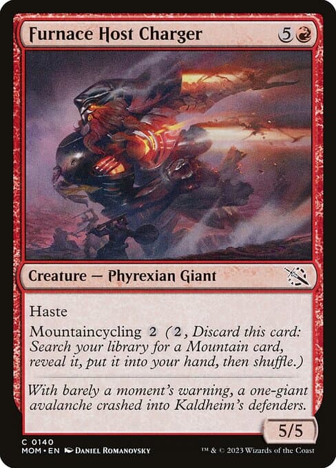 Furnace Host Charger 2023 Magic: The Gathering March of the Machine