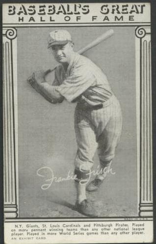 Tris Speaker 1948 unknown Exhibits Baseball's Great Hall Of Fame