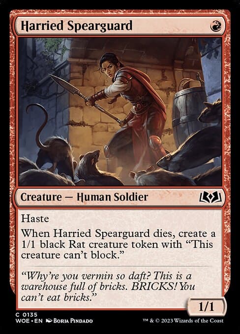 Harried Spearguard #135