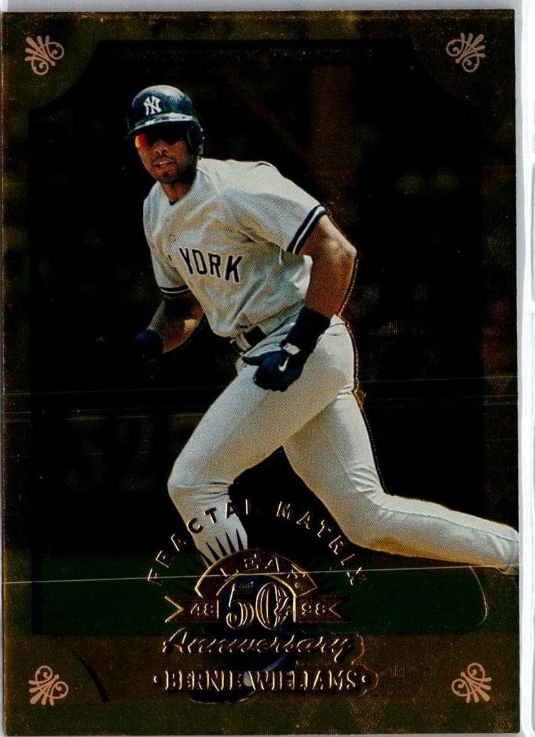 Bernie Williams 1998 leaf Leaf