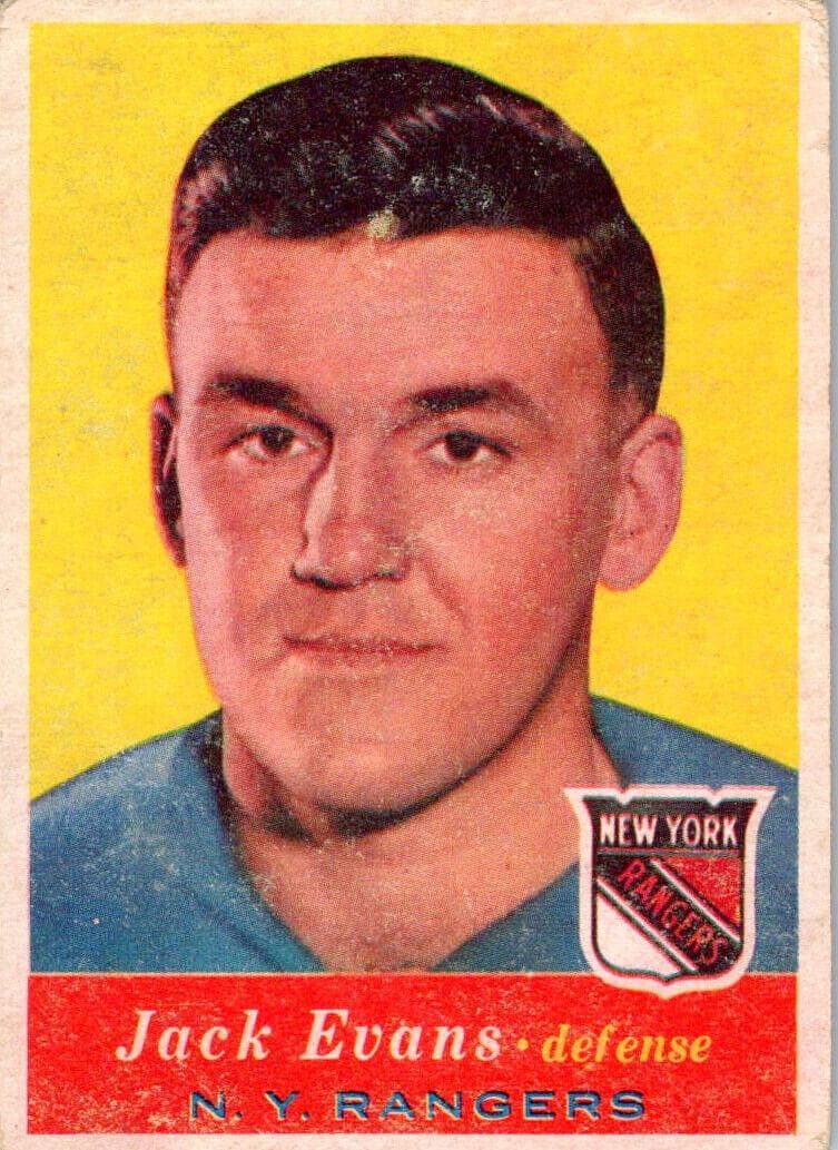 Jack Evans 1957 topps Topps