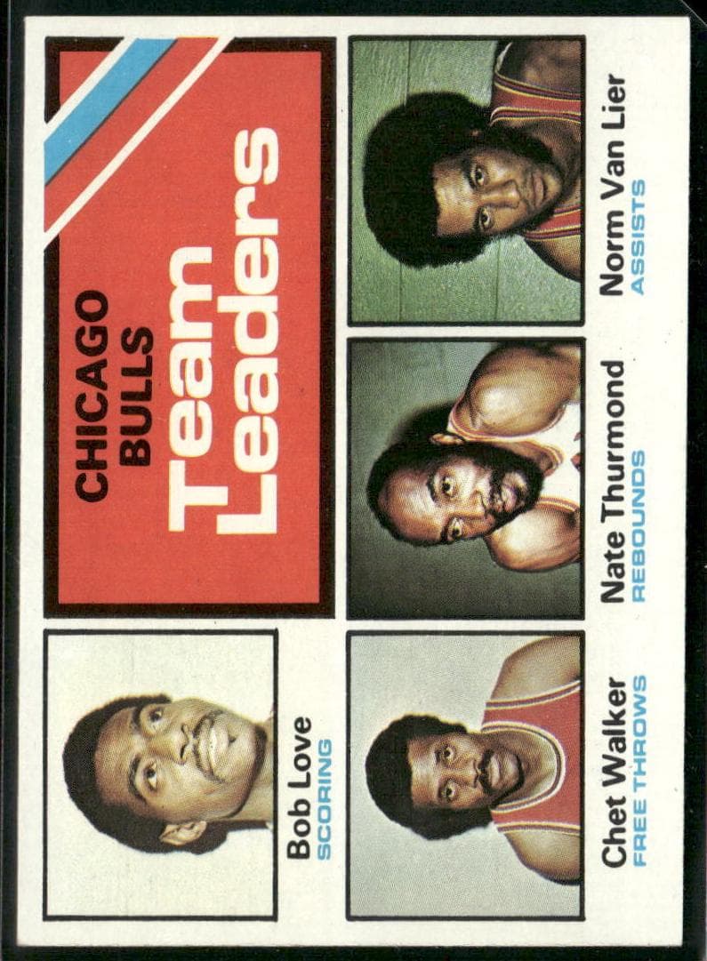 Chicago Bulls Team Leaders (Bob Love / Chet Walker / Norm Van Lier / Nate Thurmond) #119
