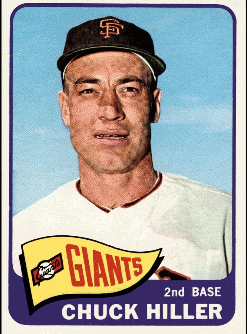 Chuck Hiller 1965 topps Topps