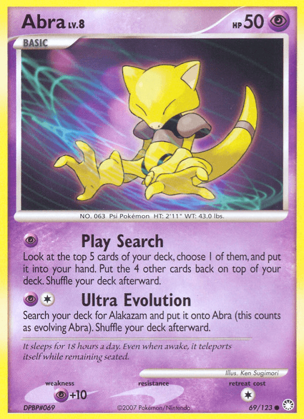 Abra 2007 Pokemon