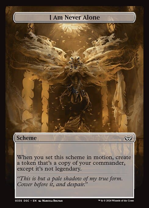 I Am Never Alone 2024 Magic: The Gathering Duskmourn: House of Horror Commander