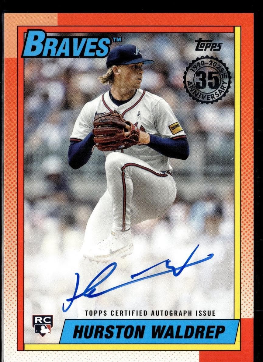 Hurston Waldrep 2025 topps Topps