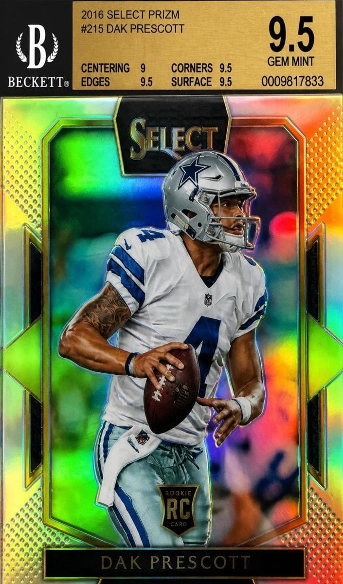 Dak Prescott trading card