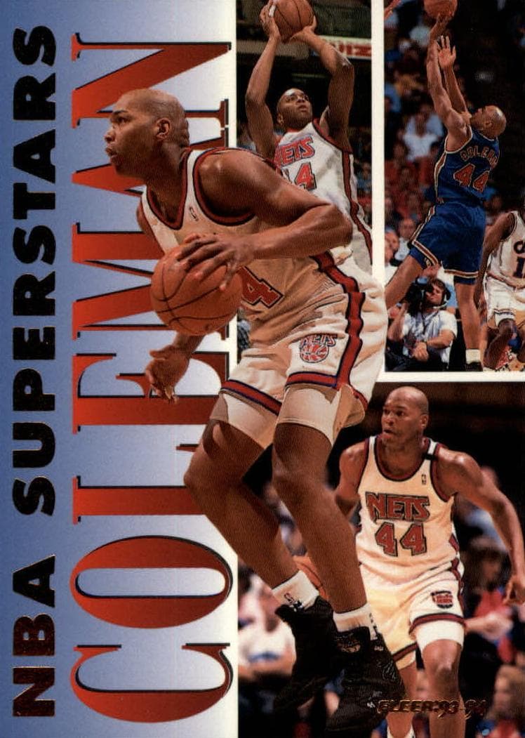 Derrick Coleman 1993 fleer Fleer