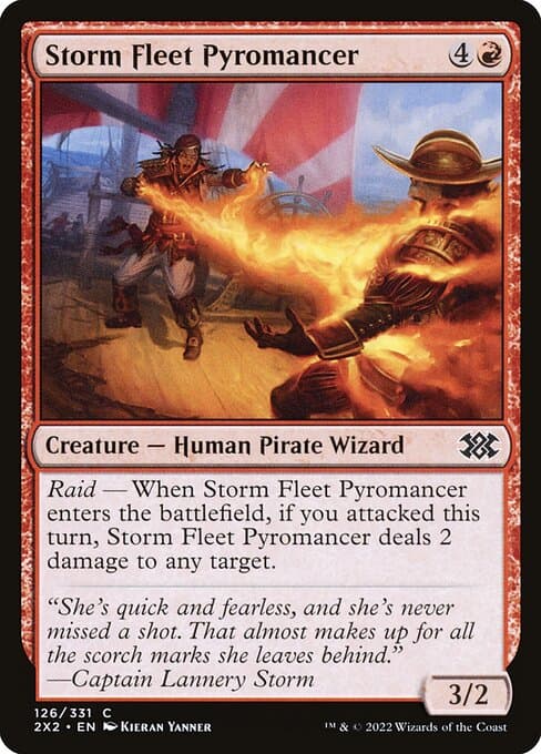 Storm Fleet Pyromancer 2017 Magic: The Gathering Ixalan
