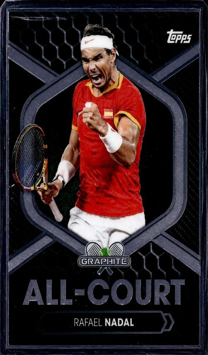 Rafael Nadal trading card