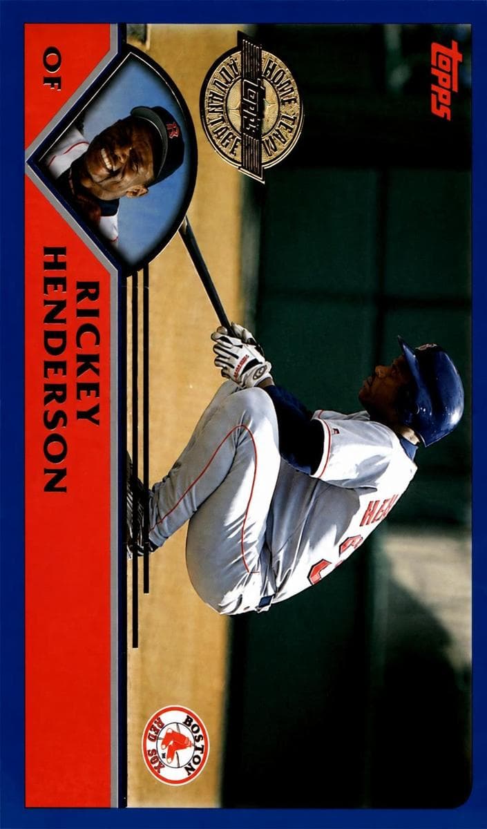 Rickey Henderson 2003 topps Topps