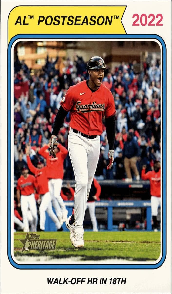 Walk-Off HR in 18th trading card