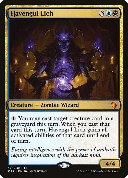 Havengul Lich 2012 Magic: The Gathering Dark Ascension