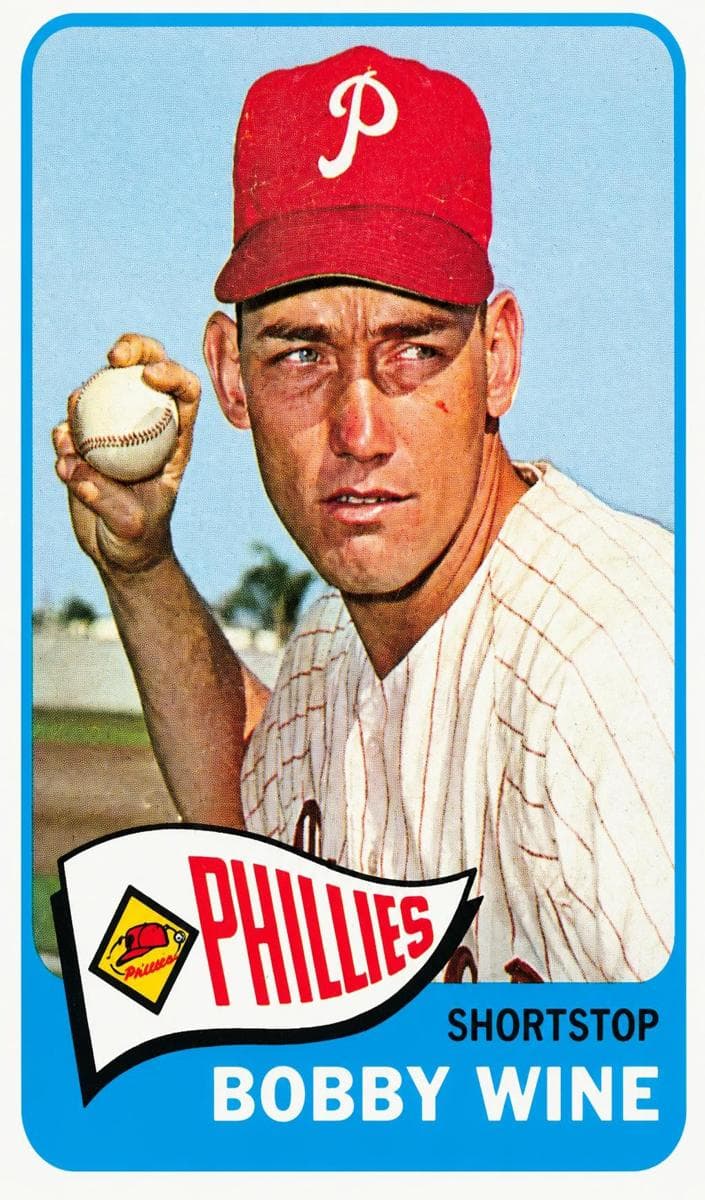 Bobby Wine 1965 topps O-Pee-Chee