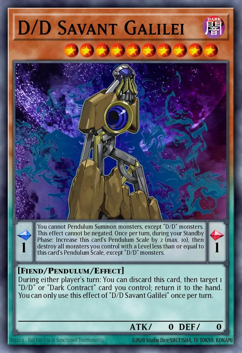 D/D Savant Galilei 2017 Yu-Gi-Oh!