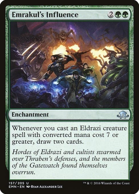 Emrakul's Influence 2016 Magic: The Gathering Eldritch Moon