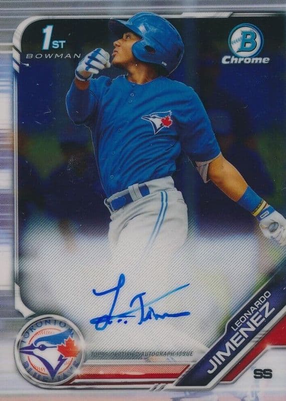 Leonardo Jimenez trading card