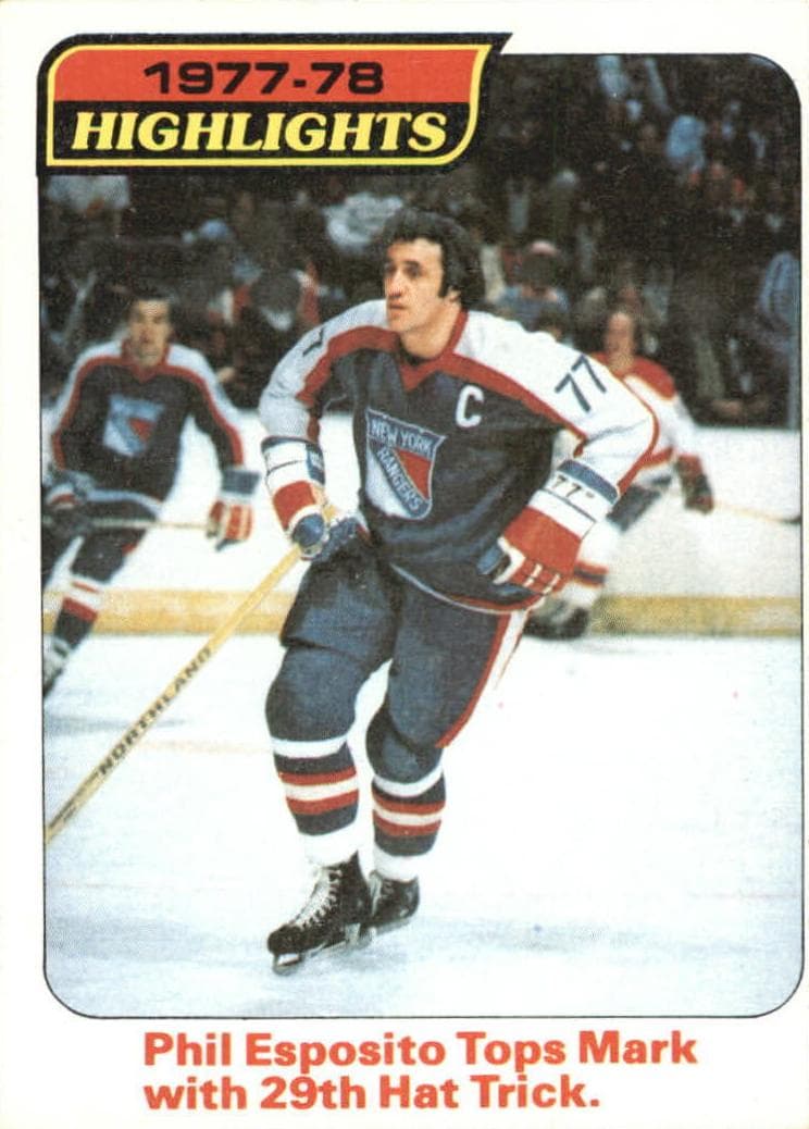 Phil Esposito 1978 topps Topps