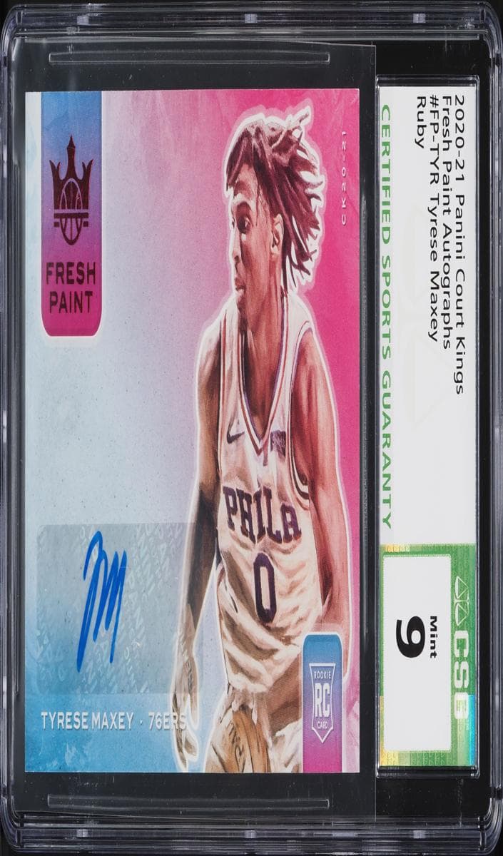 Tyrese Maxey 2020 panini Panini Court Kings