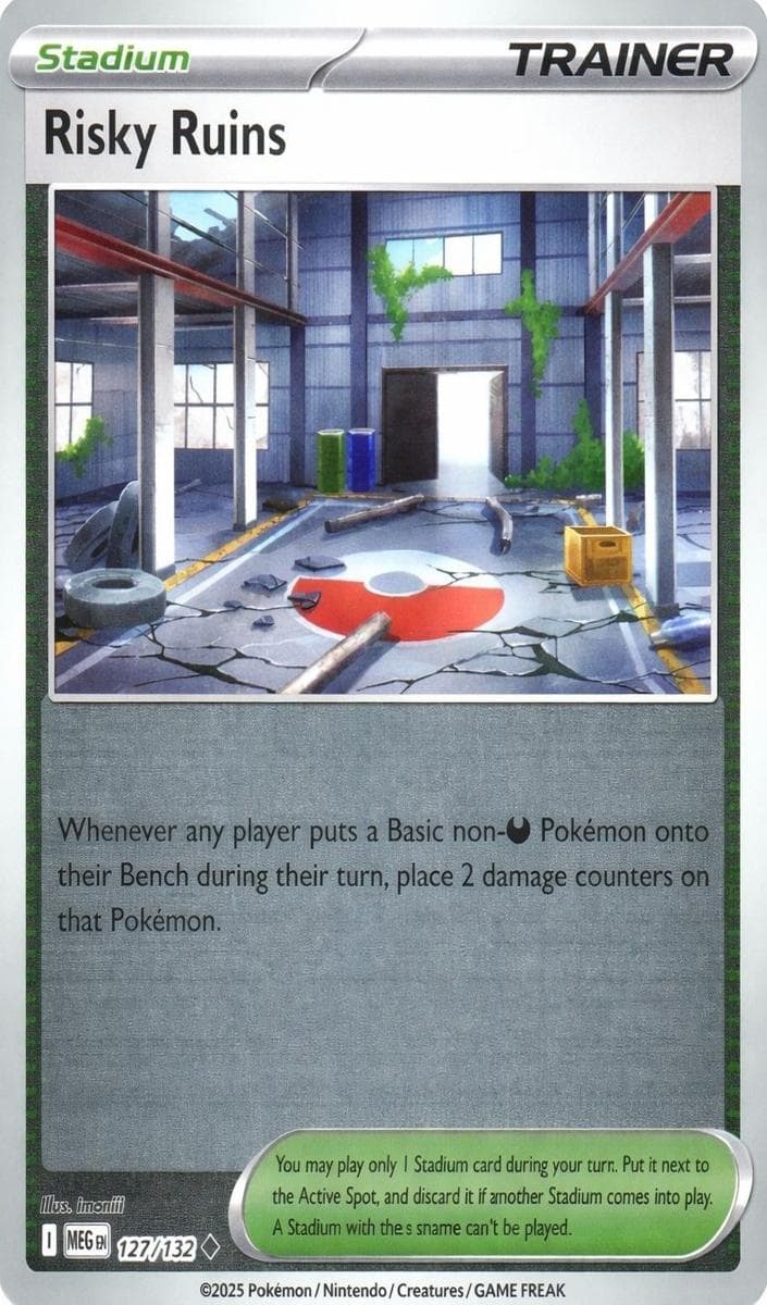 Risky Ruins trading card