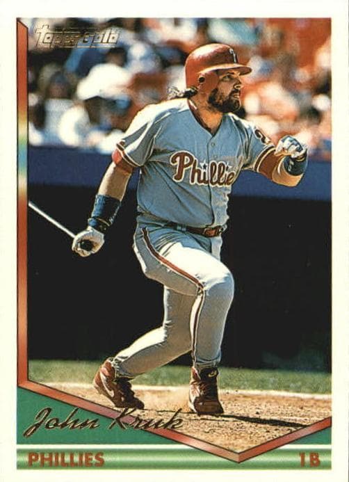 John Kruk 1994 topps Topps