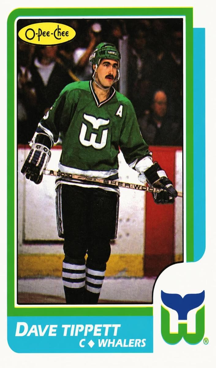 Dave Tippett trading card