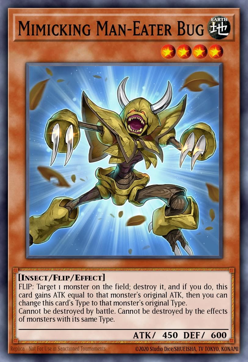 Mimicking Man-Eater Bug 2021 Yu-Gi-Oh! Japanese Burst of Destiny