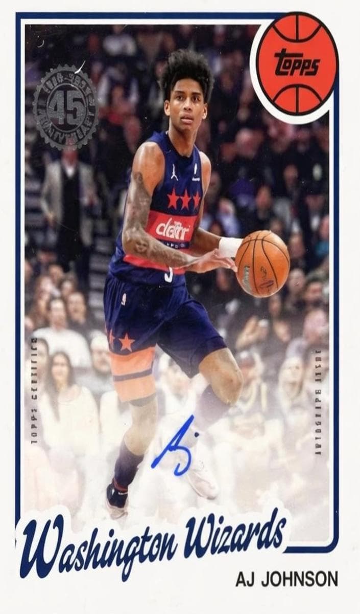 AJ Johnson 2025 topps Topps