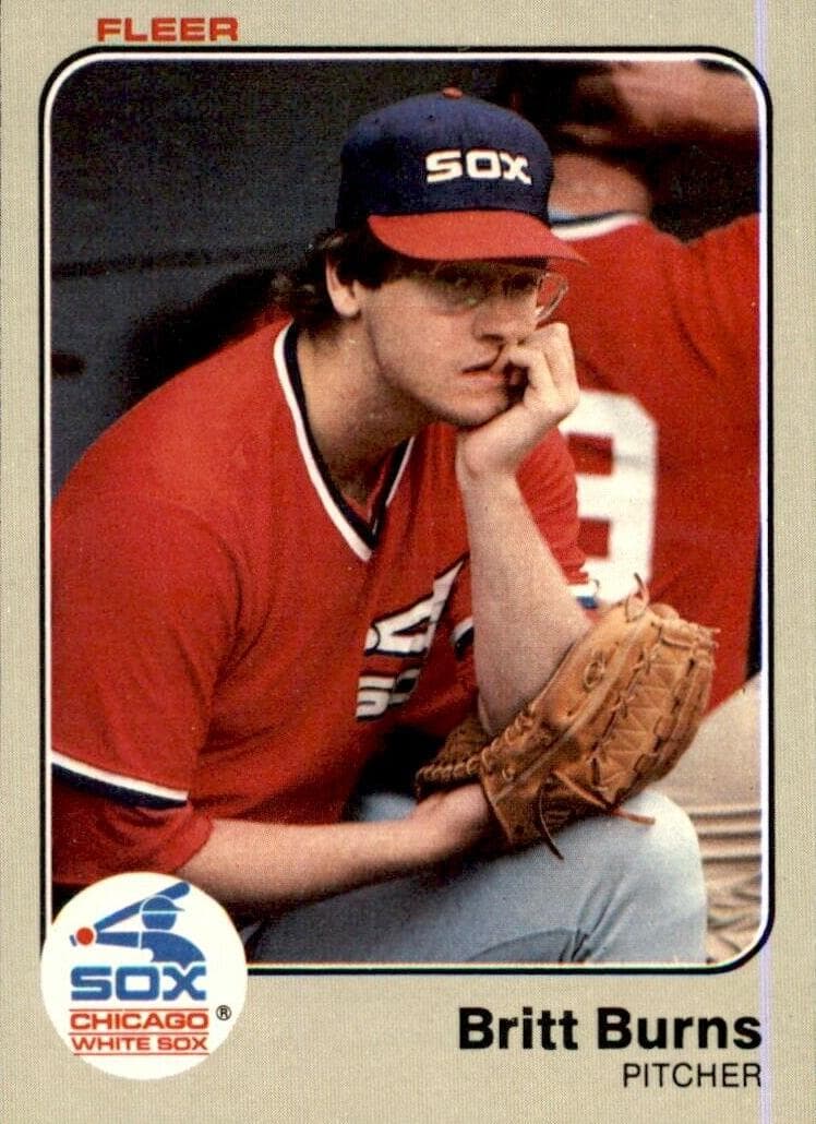 Britt Burns 1983 fleer
