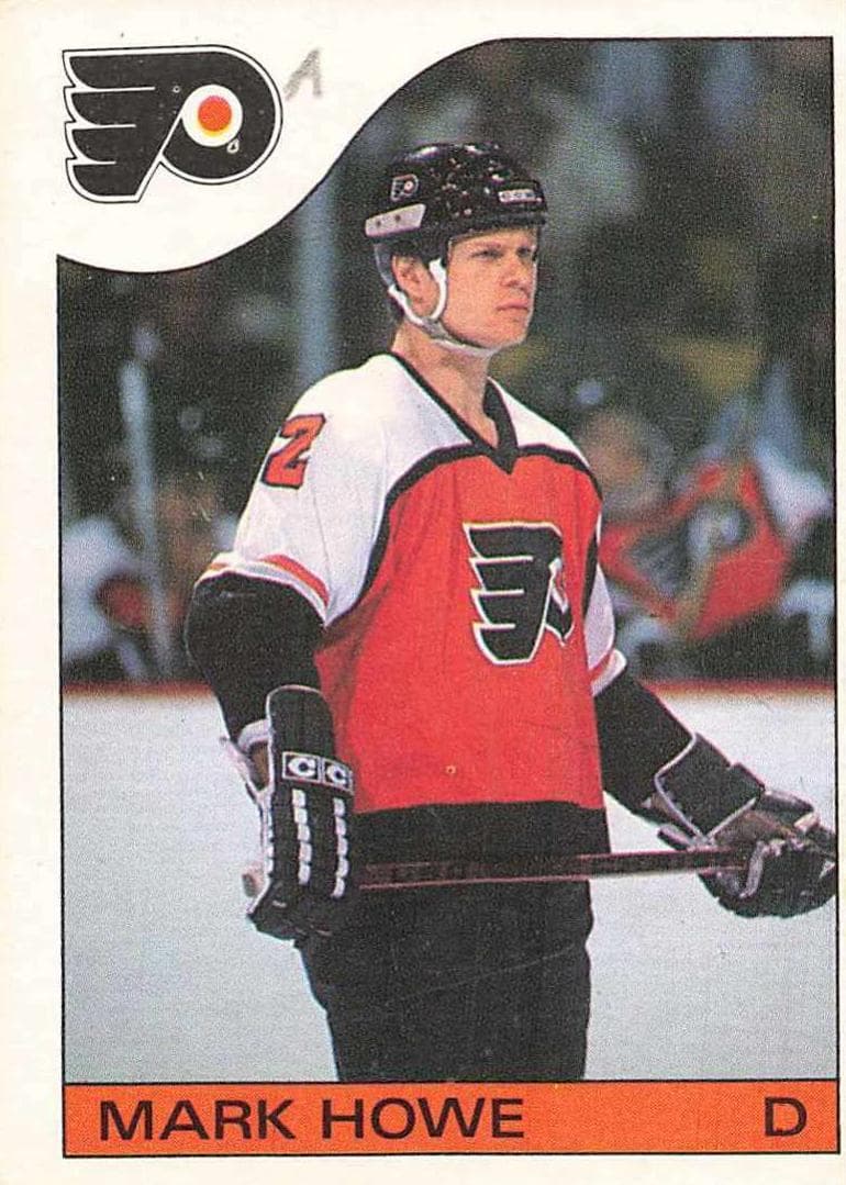 Mark Howe trading card