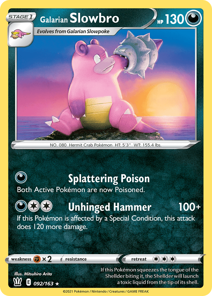 Galarian Slowbro 2021 Pokemon