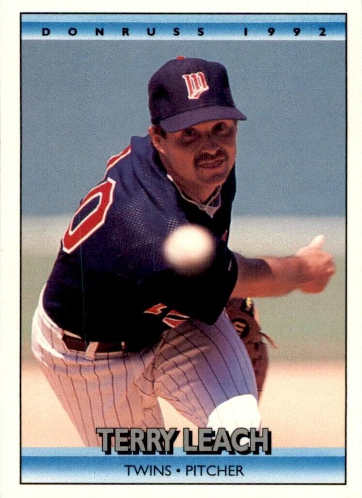 Terry Leach 1992 panini Donruss