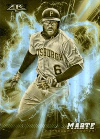 Starling Marte 2018 topps Fire