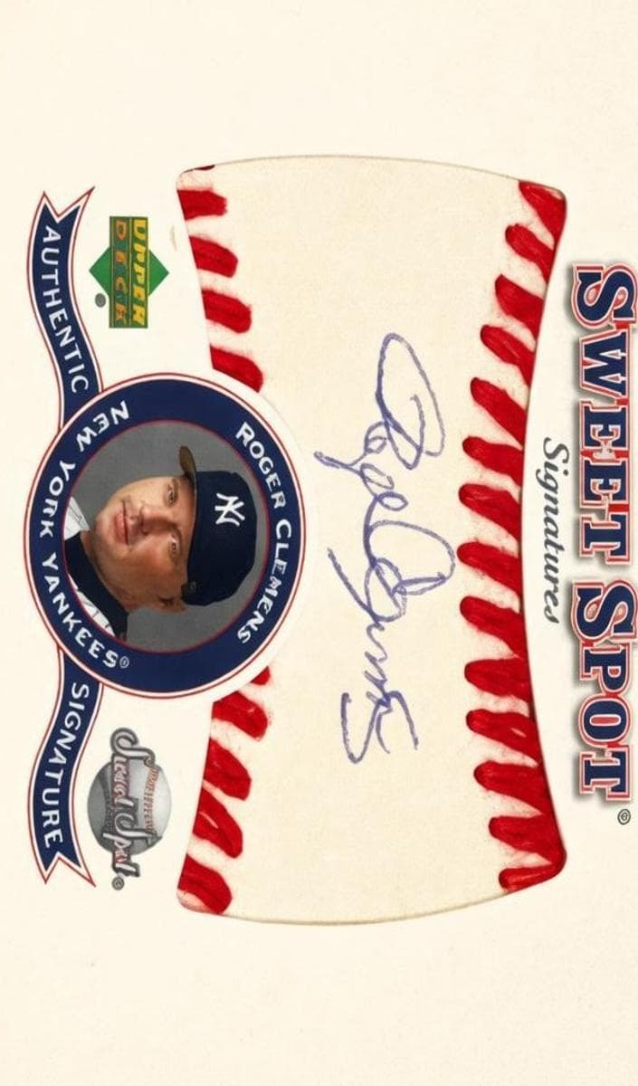 Roger Clemens 2001 upper-deck