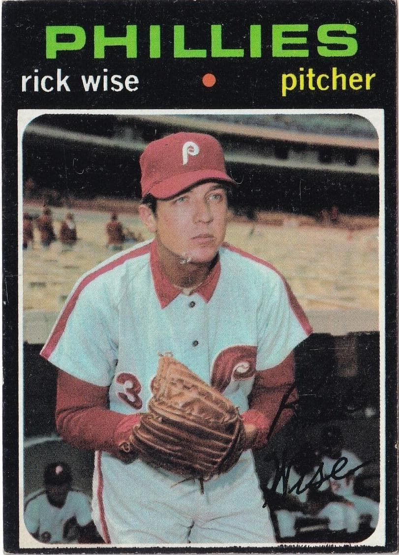 Rick Wise 1971 topps Topps