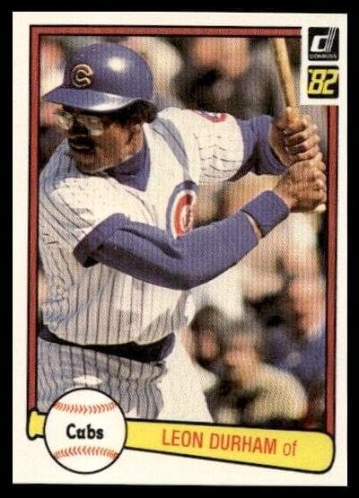 Leon Durham 1982 panini Donruss