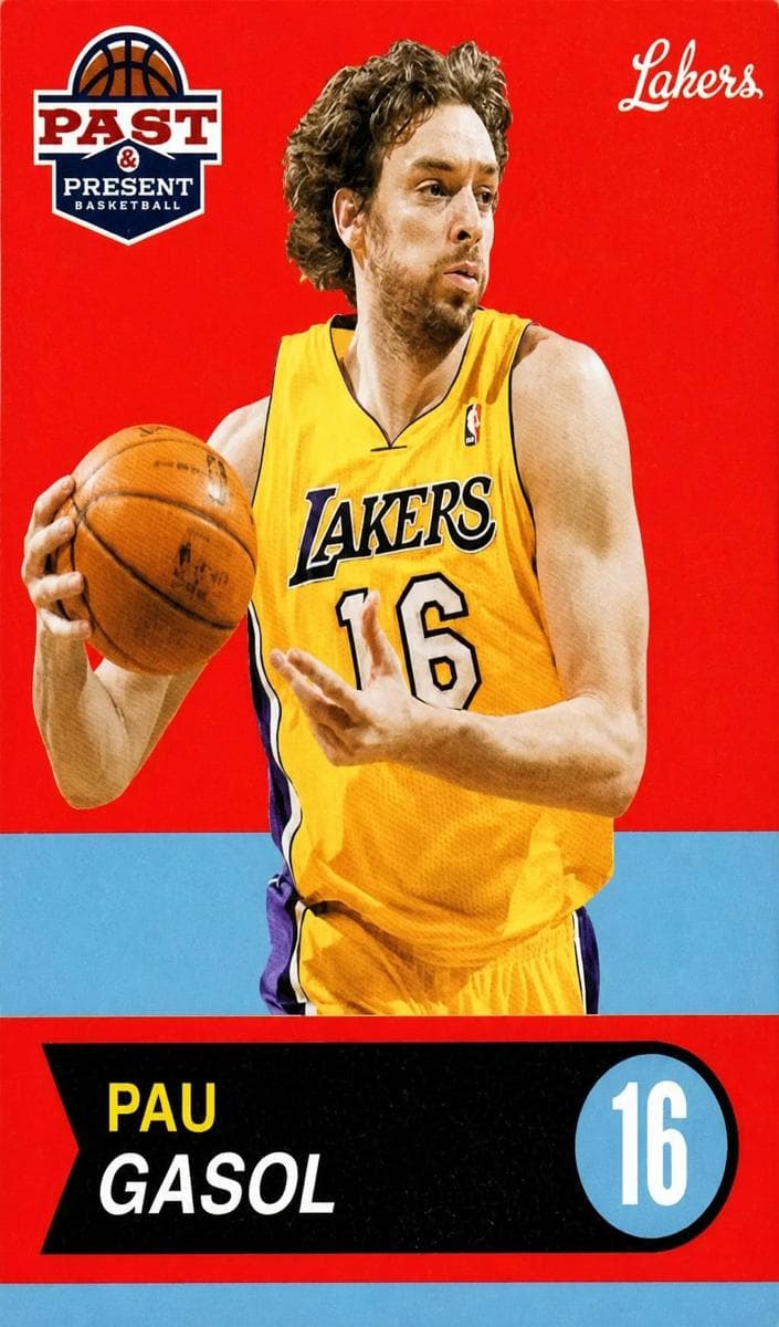 Pau Gasol 2011 panini Past & Present