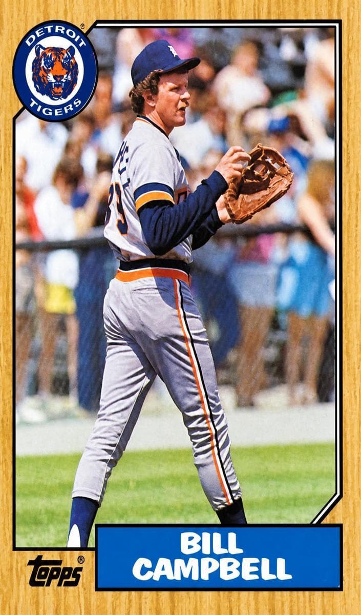 Bill Campbell trading card