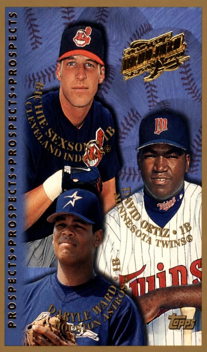 Richie Sexson / Daryle Ward / David Ortiz 1998 topps Topps