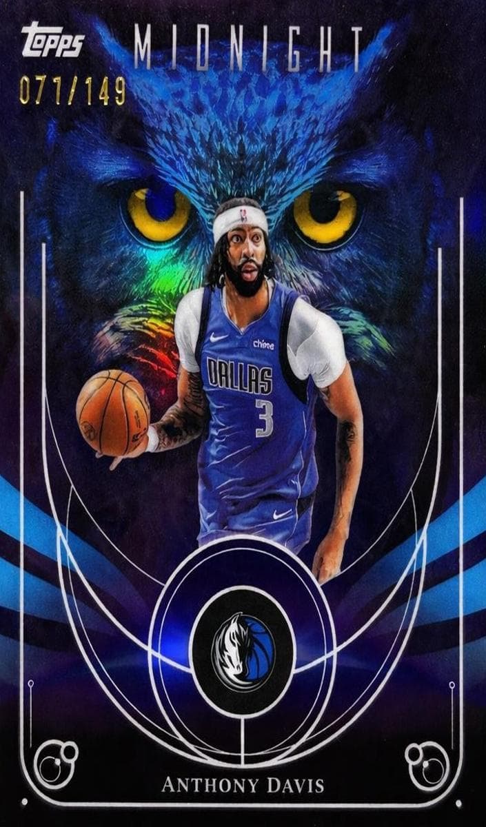 Anthony Davis 2025 topps Topps Midnight