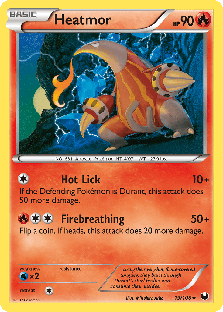 Heatmor 2012 Pokemon Dark Explorers