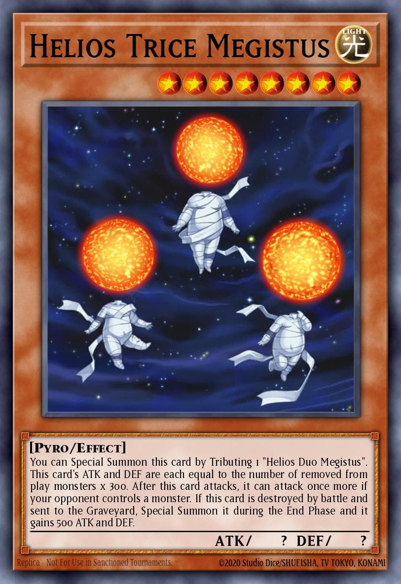 Helios Trice Megistus 2008 Yu-Gi-Oh! Light of Destruction