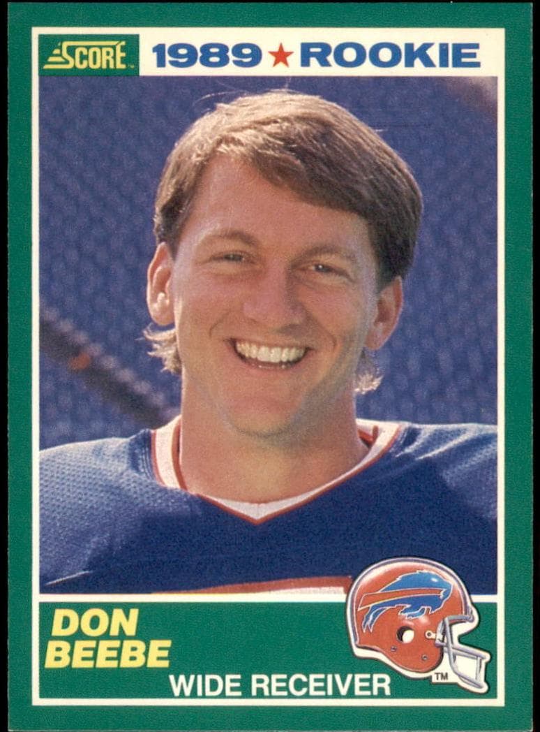 Don Beebe trading card